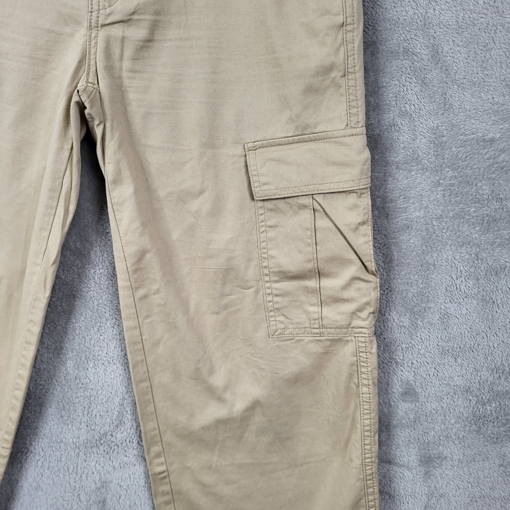 Levis 94 Baggy Cargo Pants Womens Tan Size 27 Straight Leg 90s Y2k Pockets - Picture 10 of 14